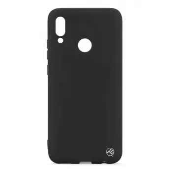 Telefonikott Tellur Huawei Y9 2019-le — matt silikoon, must
