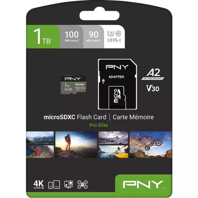 MicroSDXC PNY Pro Elite 1 TB UHS-I mudel