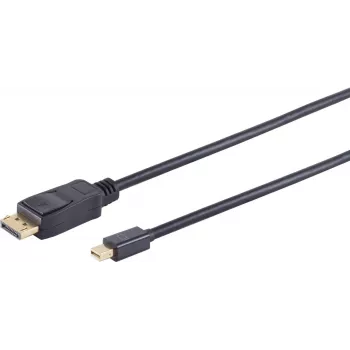 Mini DisplayPort - DisplayPort kaabel ShiverPeaks BS10-52025, 1 m, toetab kuni 3840×2160