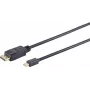 Mini DisplayPort - DisplayPort kaabel ShiverPeaks BS10-52025, 1 m, toetab kuni 3840×2160