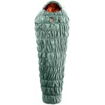Magamiskott DEUTER Exosphere +4° EL salvei-paprika, kerge kompaktne, vasakpoolne tõmblukk, naiste lõige