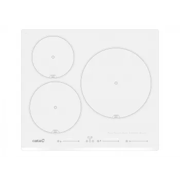 CATA Hob | INSB 6003E2 WH | Induktsioon | Keetmis-/küpsetustsoonide arv 3 | Slider-puutetundlik | Valge