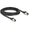 DeLOCK RJ45 võrgukaabel Cat.6A isane-isane S/FTP must 3 m