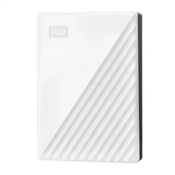 Western Digital WD My Passport 5TB Valge USB3.0 / 2.5, 19.15 mm / 256-bit encryption / WD Backup / Valge (WDBPKJ0050BWT-WESN)