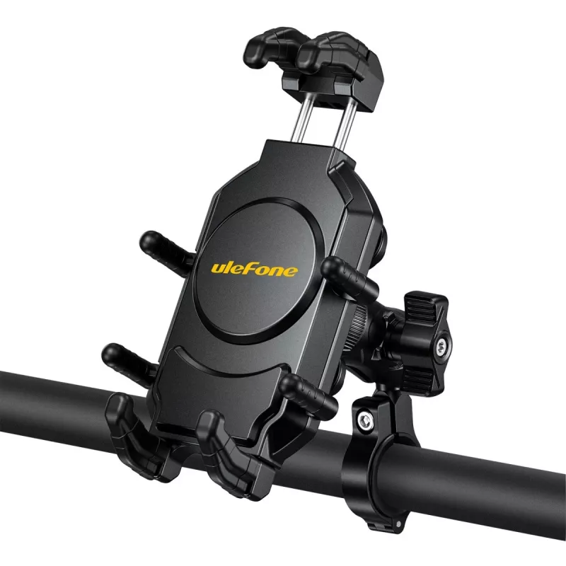 Passiivne hoidik UleFone Armor Mount Pro mobiiltelefonidele — kronsteinikinnitus, jalgrattale ja motorollerile, must