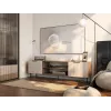 TV-kapp Cama ALMERA 180,5×42×52,5 cm pähkel/kašmiir – pealisplaat puitlaastplaadist, pähklipuust raam