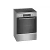 Bosch pliit HLS79Y351U Series 6, pliidiplaadi tüüp: induktsioon, ahju tüüp: elektriline, roostevaba teras, laius 60 cm, grillimine, LCD, 63 L, sügavus 60 cm