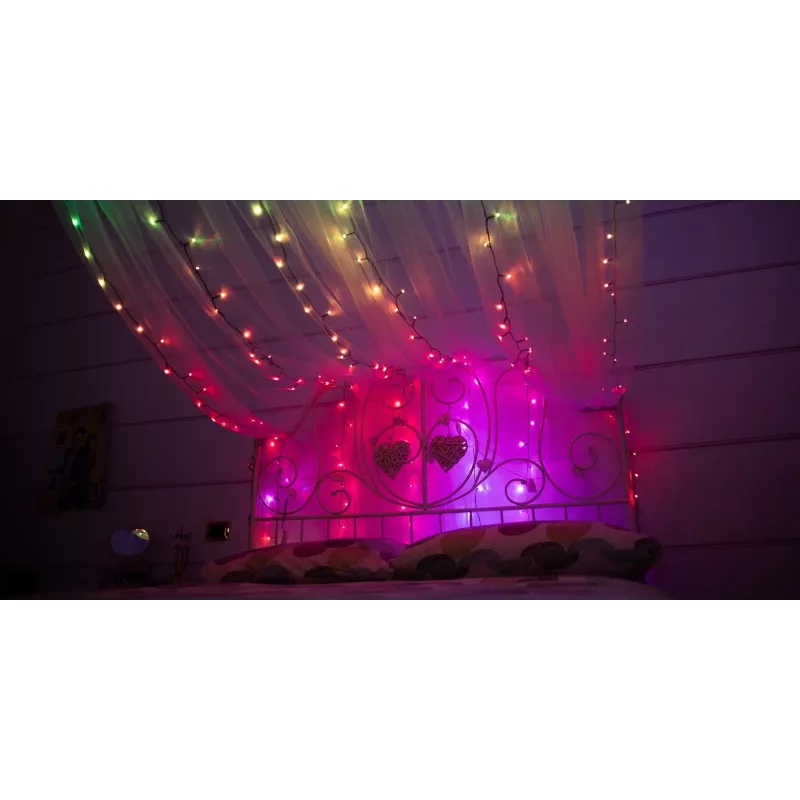 TWINKLY Strings 600 (TWS600STP-BEU) Nutikad jõulupuu tuled 600 LED RGB 48 m