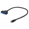 Gembird AUS3-03 USB-C – 2,5-tollise SATA ketta adapter, 0,2 m, must