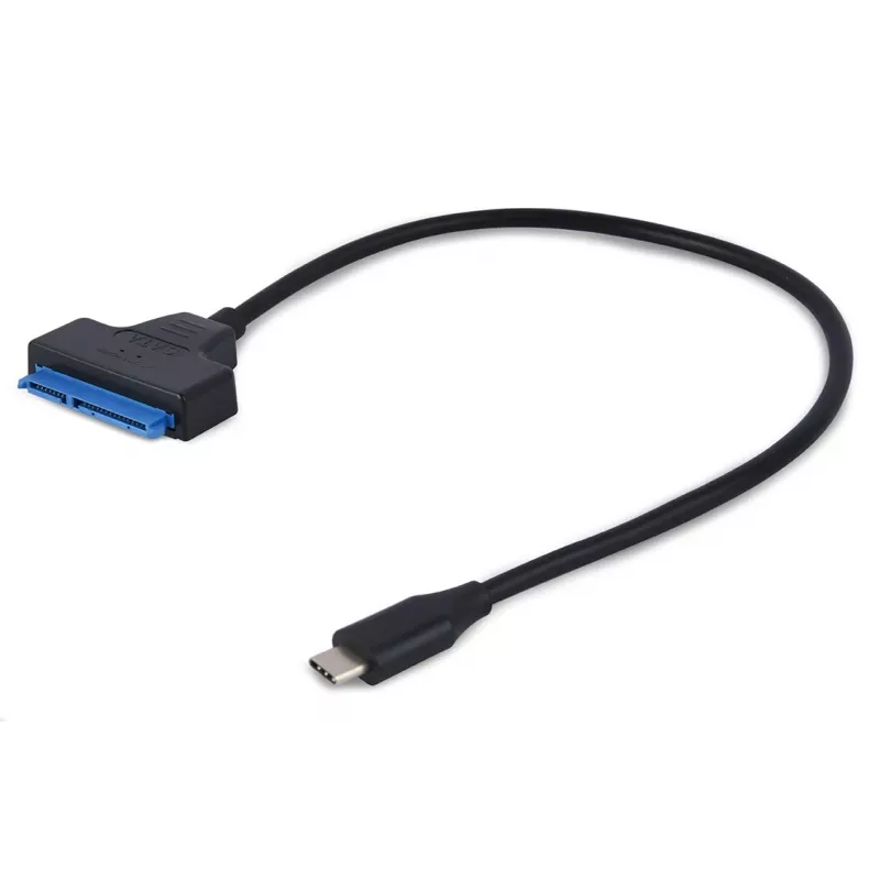 Gembird AUS3-03 USB-C – 2,5-tollise SATA ketta adapter, 0,2 m, must