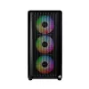 Montech X5M (B) Micro Tower PC-korpus — Micro‑ATX/Mini‑ITX, 3×120 mm ees, 1×120 mm taga, toetab ATX-toiteplokki, 2×3,5-tolline + 4×2,5-tolline, must