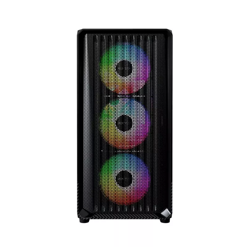 Montech X5M (B) Micro Tower PC-korpus — Micro‑ATX/Mini‑ITX, 3×120 mm ees, 1×120 mm taga, toetab ATX-toiteplokki, 2×3,5-tolline + 4×2,5-tolline, must