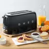 Smeg - TSF02 Röstseade 4 viilu - Must/lakitud/LxKxS 41x20,8x21,5 cm/6 röstimisastet/1500W