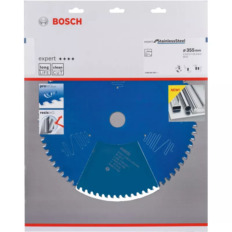 Bosch Expert ketassaetera roostevabale terasele, Ø 355mm, 90Z ava 25,4mm, järkamis- ja kaldsaagidele