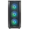 Lian Li LANCOOL III Midi Tower Must, Läbipaistev