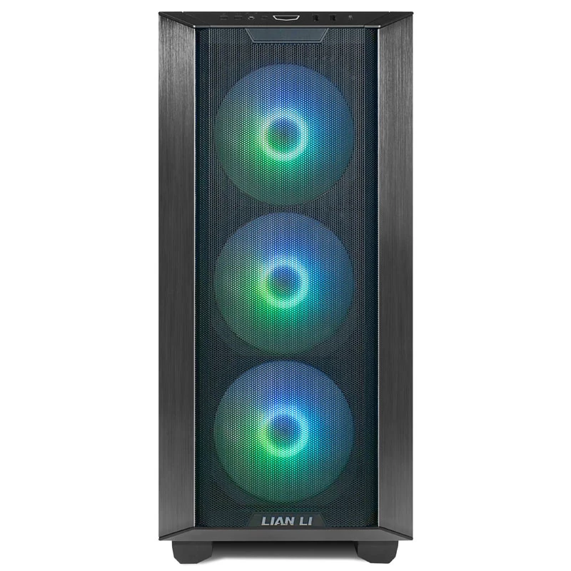 Lian Li LANCOOL III Midi Tower Must, Läbipaistev
