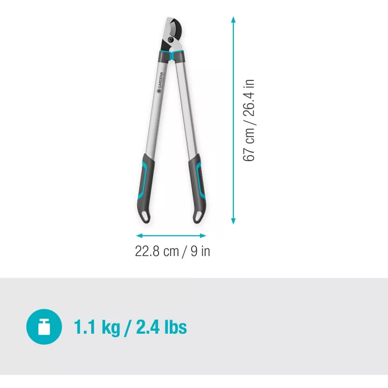 Gardena oksakäärid EasyCut L hall/türkiissinine 50 cm (12031-88)