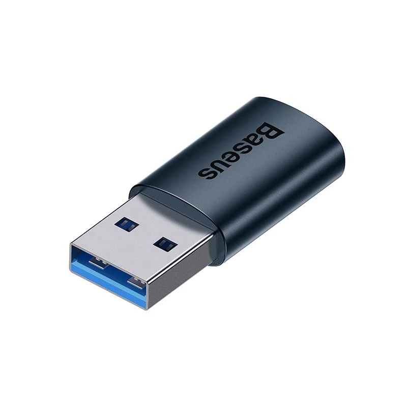 Baseus Ingenuity USB-A to USB-C adapter OTG (sinine)