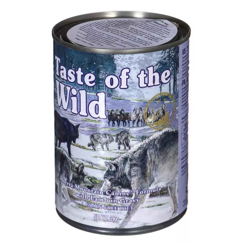 TASTE OF THE WILD Sierra Mountain - Märg koeratoit - 390 g