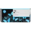 HP 738 300-ml must DesignJet tindikassett
