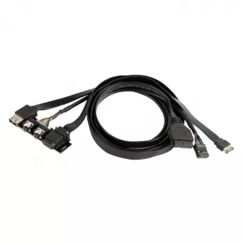 Täienduskomplekt SILVERSTONE SST-G11313530-RT — esipaneeli USB USB-C (USB 3.1 Gen 2)