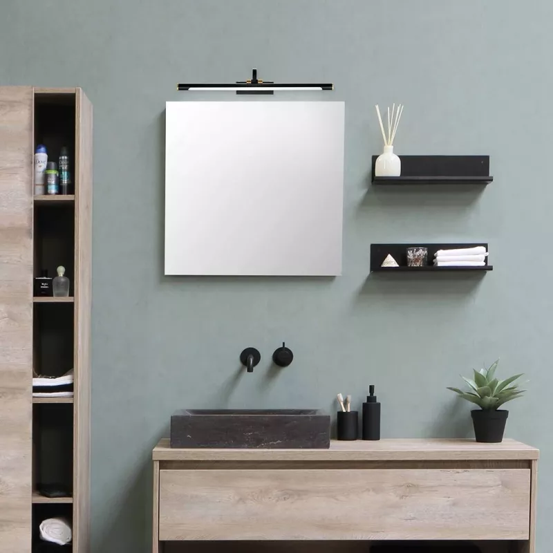 Dekoratiivne seinavalgusti ActiveJet AJE-FADO — LED 12W, 720 lm, 4000K, IP44, 560×210×100 mm
