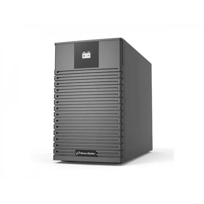 UPS akukapp PowerWalker BP I72T-12x9Ah Tower Must — 12 pesa, 9 Ah akud, ratastega, 318×192×428 mm