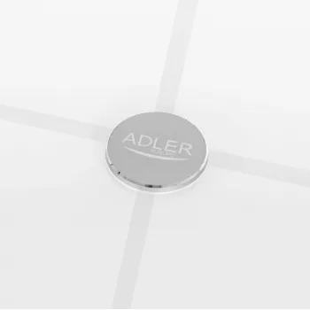 Vannitoakaal Adler AD 8187 — max kaal 180 kg, täpsus 100 g, KMI mõõtmine, valge