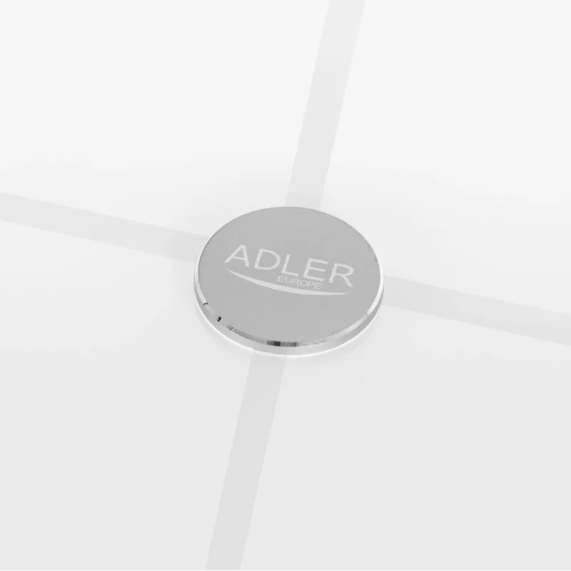 Vannitoakaal Adler AD 8187 — max kaal 180 kg, täpsus 100 g, KMI mõõtmine, valge