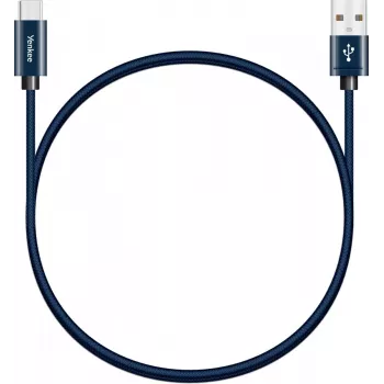 Kaabel YENKEE YCU 301 BE USB-A 2.0/USB-C 1m Lilla