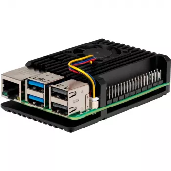 Joy-IT Armor Case BLOCK ACTIVE SBC-korpus arenduskomplektidele Raspberry Pi (RB-AlucaseP5-07FAN)