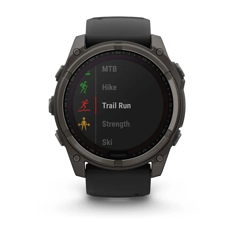 Garmin fenix 8 3.56 cm (1.4) 51 mm Digitaalne 280 x 280 pikslit Puuteekraan Titaan Wi-Fi GPS (satelliit)