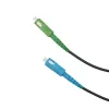Fiiberoptiline patchcord Extralink SC/APC–SC/UPC ümmargune drop SM G.657.A2 40 m FTTH, simplex, must