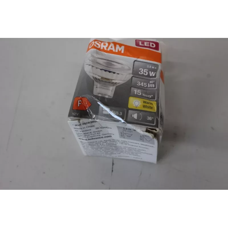 LEDvance LED-reflektorlamp Parathom MR16 3,8 W soe valge (ca 35–40 W halogeenekvivalent)