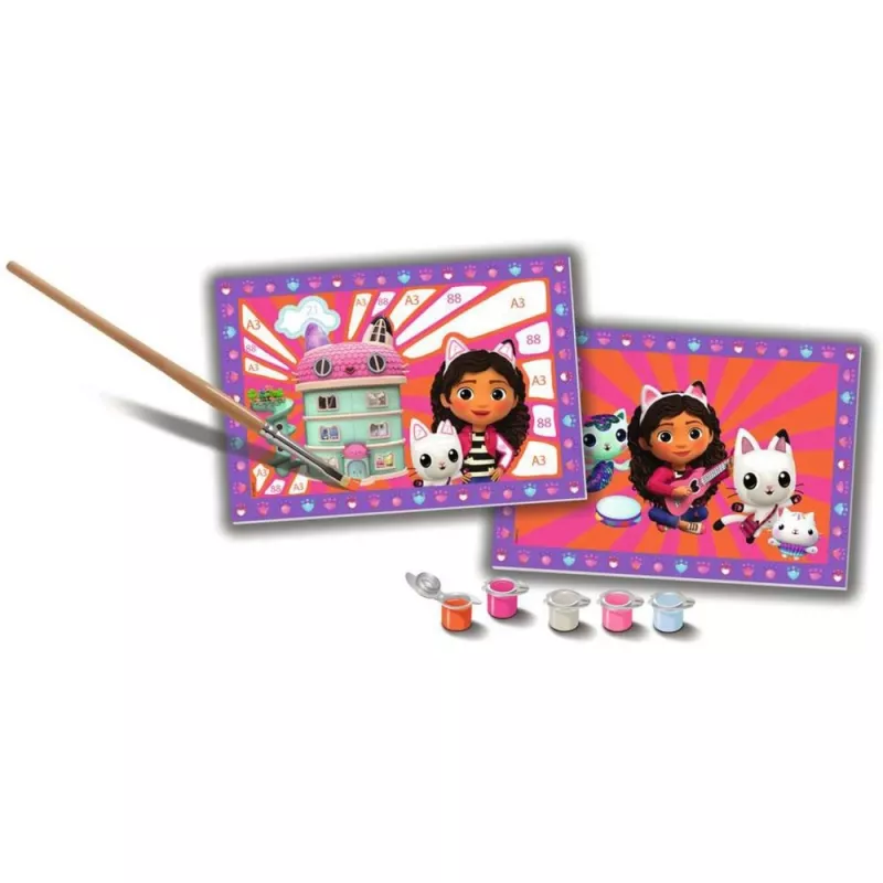 Junior Paint by Numbers – DreamWorks Gabby nukumaja (2 kujundust)