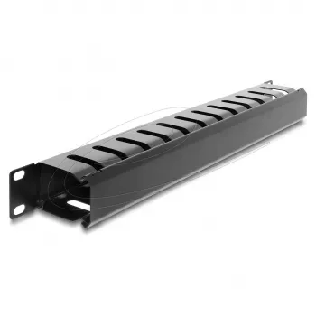 Patch panel DELOCK 67628 1U, must nailon, 483 mm sügavus, 70x44,5 mm