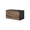 Cama living room furniture set ROCO 18 (4xRO3 + 2xRO6) antracite/wotan oak