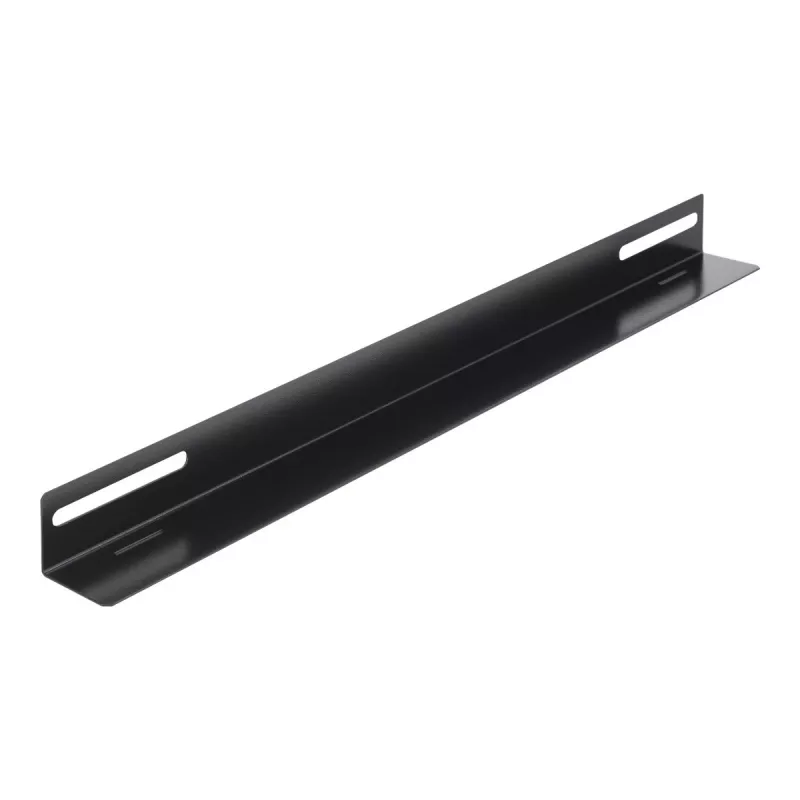 Kinnitusklamber DeLOCK 19 tolli 450x40mm 2 tk Must Metall