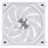 Arvutikorpuse ventilaator Lian Li Uni Fan 12RSLIN3W 120 mm valge, 12 V, 0,2–2100 RPM, 2,66 mmH2O, FDB