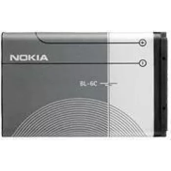 Aku NOKIA BL-6C Li-Ion 1070 mAh Nokia 112 ja ühilduvatele mudelitele (21XX, 28XX, 31XX, 60XX, 61XX, 62XX)