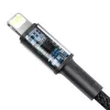 Baseus High Density põimitud kaabel USB-C kuni Lightning, PD, 20W, 1m (must)