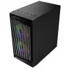 Logic Atos ARGB Mini USB 3.0 Micro Tower korpus, must (AM-ATOS-10-0000000-0002)