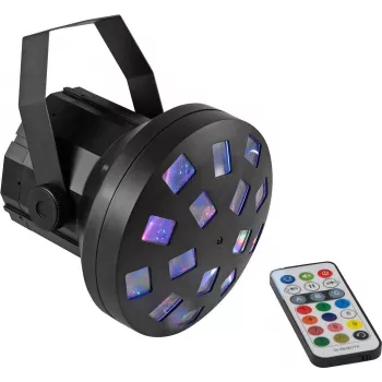 LED-efektvalgusti EUROLITE Mini Z-20 USB — 7 värvi, kompaktne USB-toitega lavavalgusti