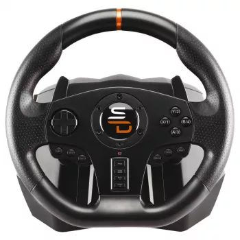 Subsonic SA5595-PC-mängukontroller Must USB-rool + pedaalid
