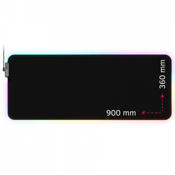 Lorgar Steller 919, mänguhiirematt, kiire pind, libisemisvastane kummipõhi, RGB taustvalgustus, USB-ühendus, Lorgar WP Gameware tugi, suurus: 900mm x 360mm x 3mm, kaal 0,635 kg