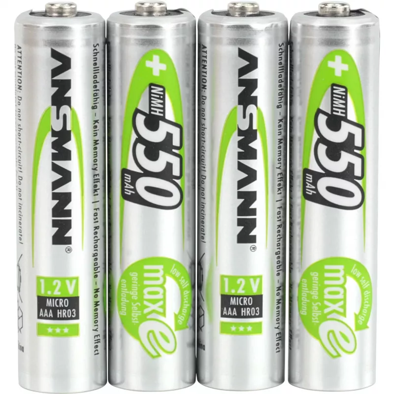 Ansmann blister 4 x akku AAA 550 mAh