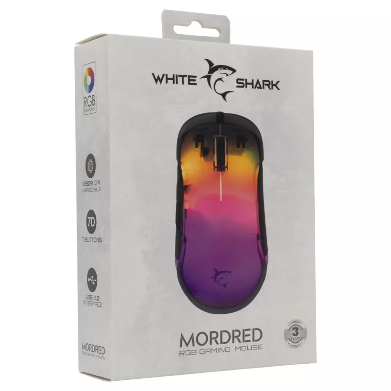 Hiir White Shark GM-5017 Mordred Must USB