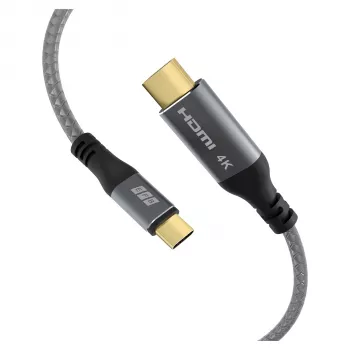 EFB Elektronik USB-C to HDMI kaabel 4K30Hz hall - kaabel - digitaalne/andmeside (USB-HDMI-00001)