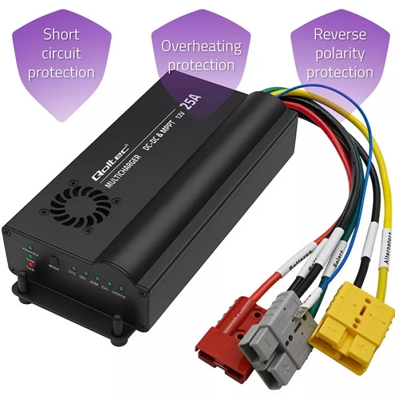 Auto Laadija DC-DC 12V MPPT juhtimisega 25A