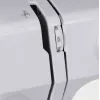Poolautomaatne õmblusmasin SINGER M1005 — 11 pistet, 4 mm piste laius, ülevalt asetatav spool, vaba vars, 2,5 kg